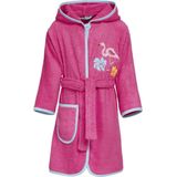 Playshoes - Badjas voor meisjes - Flamingo - Roze - maat 86-92cm