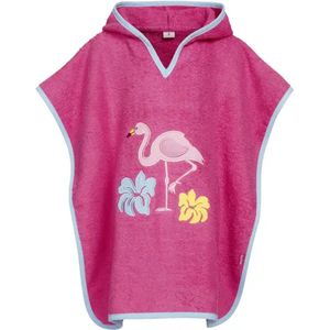 Playshoes - Flamingo - Badponcho - Roze - 100% Katoen, Oeko-Tex Standard 100