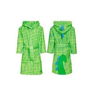 Playshoes Dino Badstof Badjas Groen