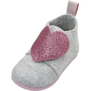 Playshoes - Vilten Pantoffels - Grijs - 100% Textiel - Ademend