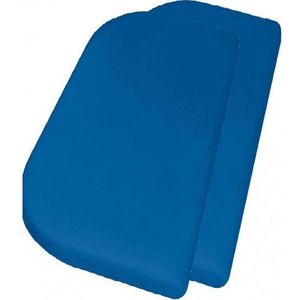 Playshoes Hoeslaken Junior 81 X 42 + 10 Cm Katoen 2 Stuks Blauw