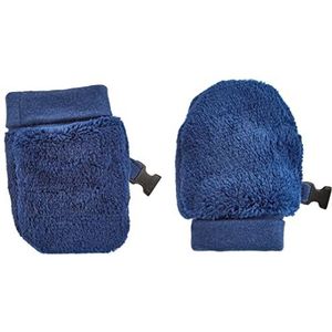 Playshoes Unisex baby knuffel-fleece wanten handschoenen, marineblauw, Eén maat