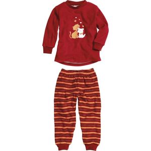 Playshoes - Tweedelige Pyjama - Rood - Badstof