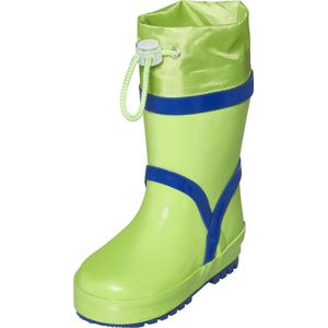 Playshoes - Regenlaarzen voor kinderen met trekkoord - Basis - Groen