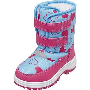 Playshoes Jongens Unisex kinderen winterbootie hart sneeuwlaarzen, turkoois, 30/31 EU