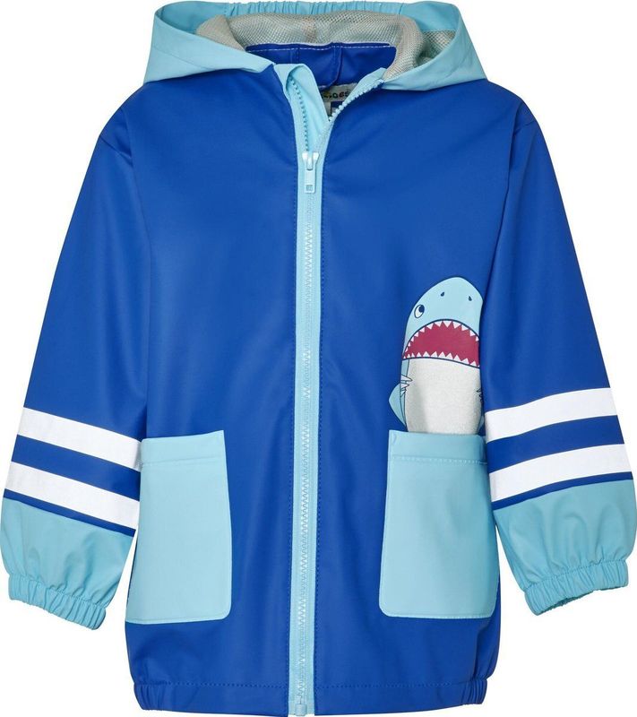Playshoes - Regenjas - Blauw - Haai
