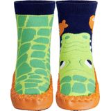 Playshoes Krokodil Pantuflas voor kinderen, uniseks, groen (marineblauw)