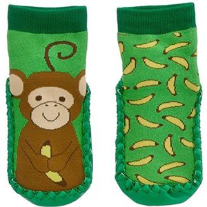 Playshoes Uniseks kinderpantoffels, aap, 18/19 EU
