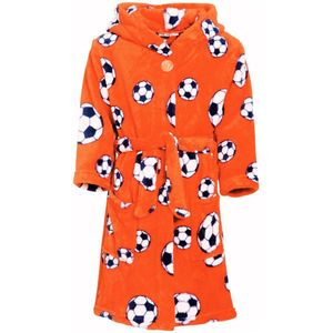 Playshoes - Jongens - Badjas - Oranje - Met Grote Capuchon