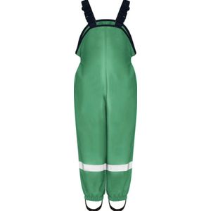 Playshoes - Fleece-Trägerhose - Regenhose - Groen - Wind- en Wasserdicht