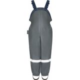 Playshoes - Regenbroek met bretels voor kinderen - Donkergrijs - maat 74cm