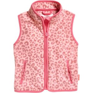 Playshoes Strickfleecejacke Fleece-Weste Leo-Print