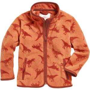 Playshoes Fleece Vest met All Over Dino Print Bruin