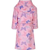 Playshoes - Kinderbadjas - Roze - Fleece - Capuchon, Twee Zakken, Oeko-Tex Standard 100