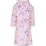 Playshoes - Badjas fleece- Vlinders - Roze - Maat 134/140