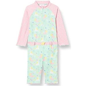 Playshoes Unisex Kid's Uv Protection Badpak uit één stuk badmode, Eenhoorn lange mouw, 62-68