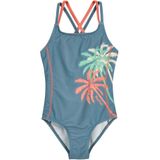 Playshoes Meisjes UV-bescherming badpak zwempak badkleding, Palmen, 74-80