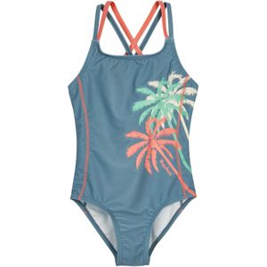 Playshoes Meisjes UV-bescherming badpak zwempak badkleding, Palmen, 74-80