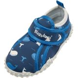 Wal - Badslipper - Blauw - Textiel - Velcro Sluiting