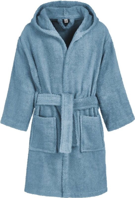 Playshoes - Kinder Frottee-Bademantel - Jeansblauw - 122/128