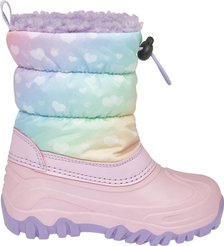 Playshoes - Snowboots - Pastel - Regenboog - Hartjes - Roze