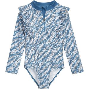 Badpak - Lange Mouwen - Gerecycled Polyester - Zwart - UV-Bescherming UPF 50+