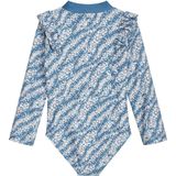 Badpak - Lange Mouwen - Gerecycled Polyester - Zwart - UV-Bescherming UPF 50+