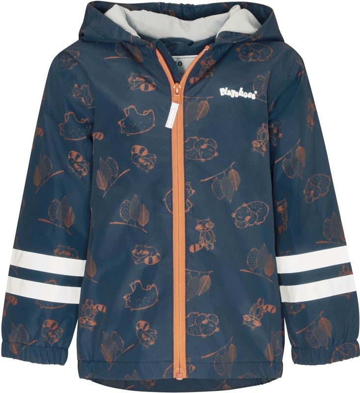 Playshoes - Regenjas - Dieren in het Mariene Bos - Uniseks - Kinderen - 8000 mm Waterkolom - Wind- en Waterdicht