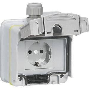 Legrand - Green Up - Wandcontactdoos - Groen - Voor Elektrische Voertuigen