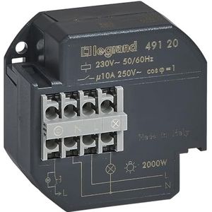 Legrand - LEGR Afstandsbediening - Knoppen + Schakelaars - 230 V AC - 10 A