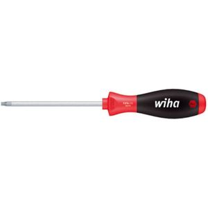 Wiha Schroevendraaier | maat T 10 BO | klinglengte 80 mm | SoftFinish meercomponentengreep | ronde kling | 1 stuk - 01300 01300