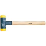 Wiha Schonhammer rückschlagfrei mit Hickory-Holzstiel, Rund-Schlagkopf 30, 350 mm (02093)