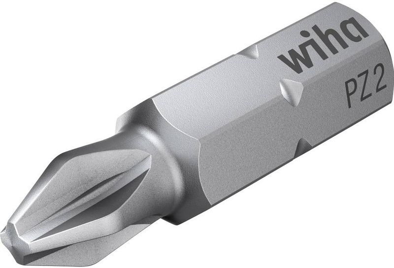 Wiha 7012922 Bitset Standard 25 mm Pozidriv (PZ2) 3-delig 1/4" in box - 07860
