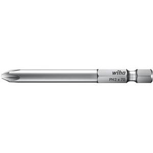 Wiha bit Professional Phillips 1/4 inch PH2 x 150 mm staal zilver