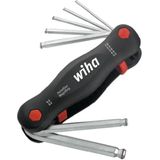 Wiha - Multitool PocketStar® Sechskant-Kugelkopf MagicRing 7-tlg., per Tastendruck schneller Zugriff, als Längs- und Quergriff einsetzbar, all-in-one