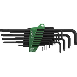 Wiha Stiftsleutelset in ProStar houder TORX® 14-delig chemisch gezwart - 24312