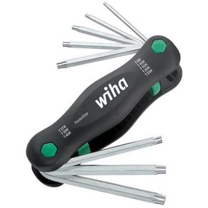 Wiha Multitool PocketStar | TORX® | Tamper Resistant (met boring) | 8-delig | SB-versie | met euroslot ophanger - 25166 - 25166