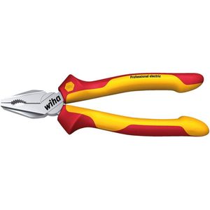 Wiha Combinatietang Professional electric met DynamicJoint® en OptiGrip met extra lang snijvlak - 26708