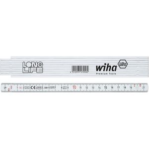 Wiha 41020001 Duimstok Longlife® 2 m metrisch, 10 delen 15 mm - 27058