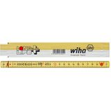 Wiha 41020012 Duimstok LongLife® Plus 2 m metrisch, 10 delen 15 mm - 27059