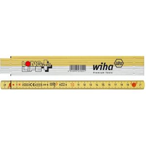 Wiha 41020012 Duimstok LongLife® Plus 2 m metrisch, 10 delen 15 mm - 27059