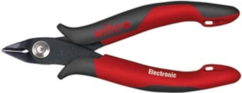 Wiha Zijkniptang Electronic brede, spitse kop zonder facet - 27391