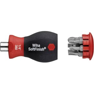 Wiha Destornillador con cargador magnético TORX® con 6 bits, Stubby, de 1/4"" (33744)