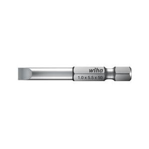Wiha 7040010055070 Bit Professional 70 mm sleufkop 1/4" E6,3 5.5 mm - 33965