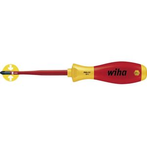 Wiha Schroevendraaier | maat PZD 1 | klinglengte 80 mm VDE geïsoleerd | 1 stuk - 35395 - 35395