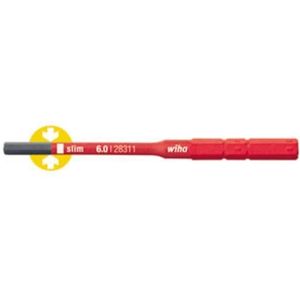 Wiha - Bit SlimBit Electric Zeskant VDE - 5 x 75 mm