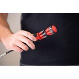 Wiha Schroevendraaier met bitmagazijn LiftUp 25 magnetisch assorti met 12 bits, 1/4 in blister - 38605