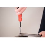 WIHA Schraubendreher mit Bitmagazin, 38605, LiftUp 25, magnetisch, inkl. 12 Bits