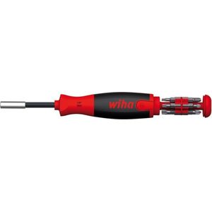 Wiha LiftUp 25 magnetische schroevendraaier met oplader in 12-bits assortiment, 1/4"" (38606)