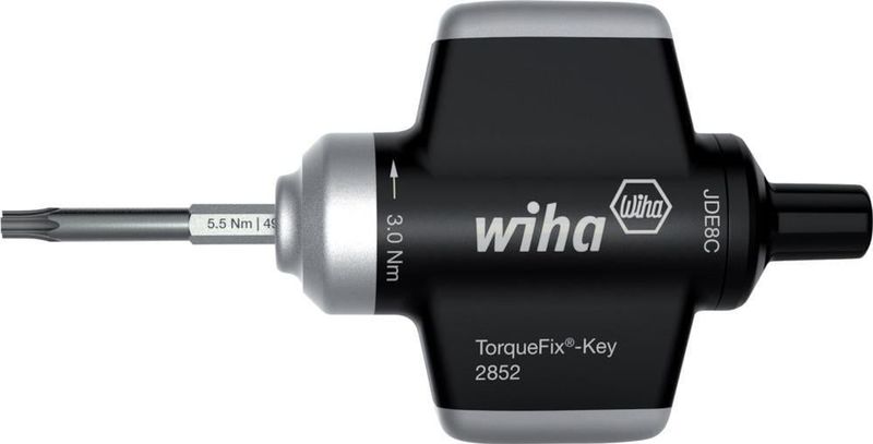 Wiha - Drehmoment-Schraubendreher mit Schlüsselgriff TorqueFix® Key fest voreingestellte Drehmomentbegrenzung 2,5 Nm (38620)